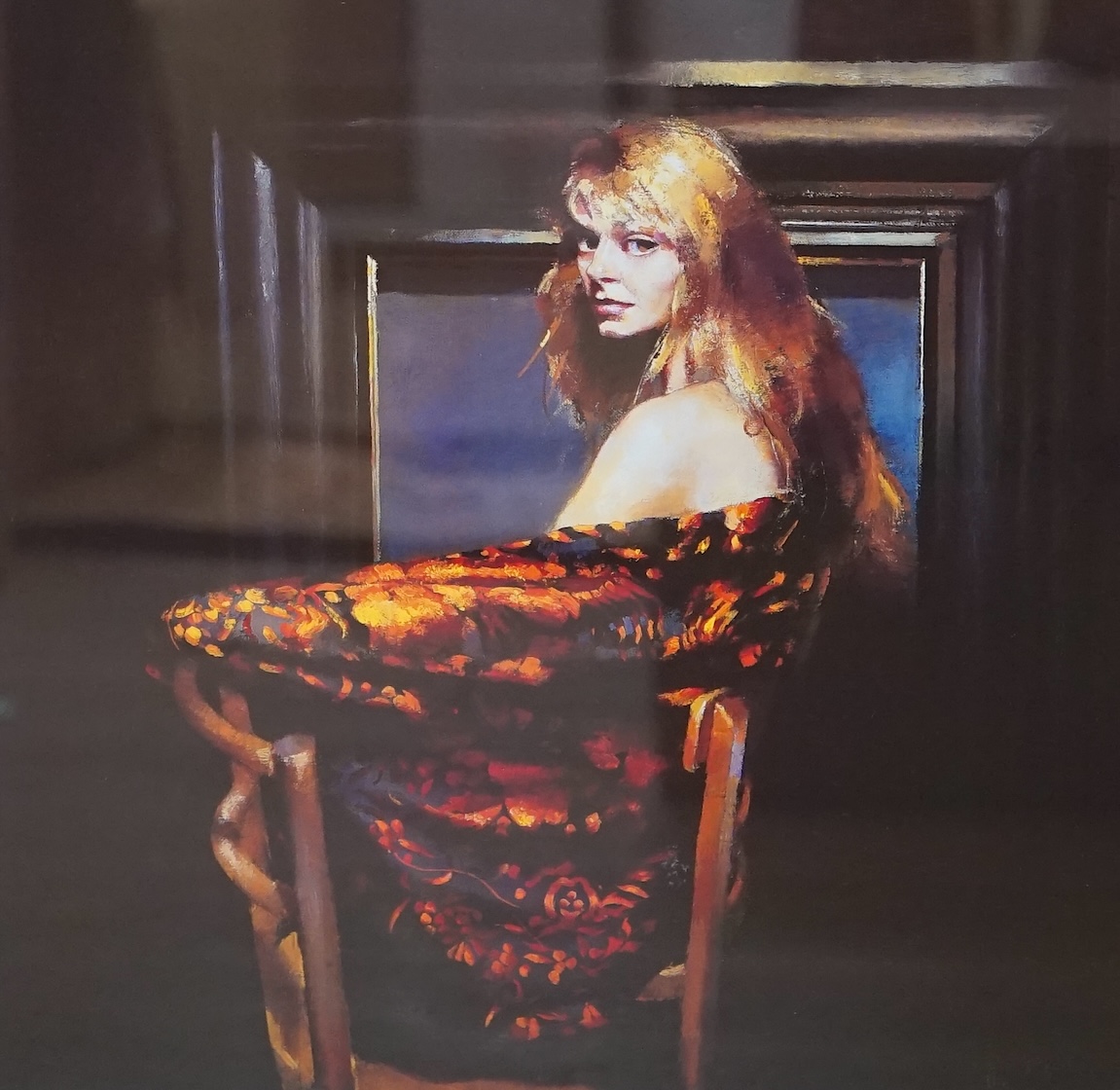 Robert Lenkiewicz (1941-2002), offset lithograph, 'Fiorella', signed in pencil and titled, 28/450, 34 x 34cm. Condition - good